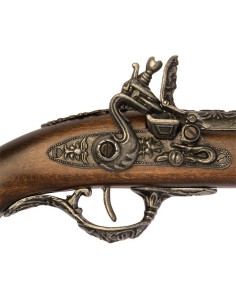 French flintlock pistol, 18th century 2
