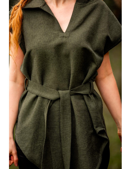 Green medieval archer's tunic, Aldón... Green medieval archer's tunic, Aldón...