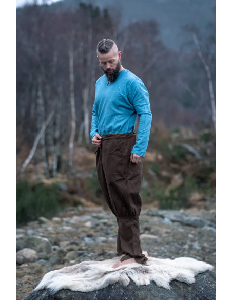 Men's Viking pants model Kjell, brown