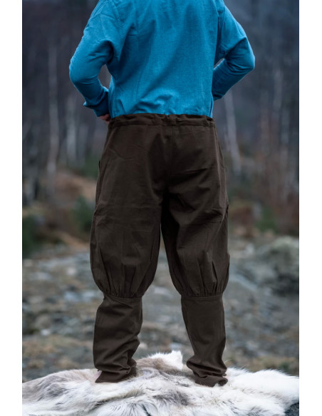 Men's Viking pants model Kjell, brown