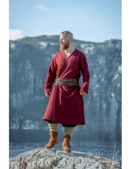 Open Viking tunic in wool, model...