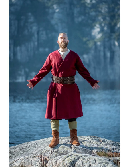Open Viking tunic in wool, model...