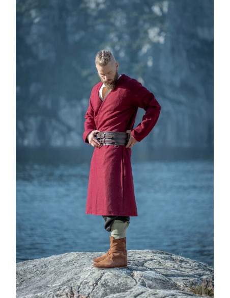 Open Viking tunic in wool, model...