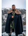 Viking cloak model Janne, black