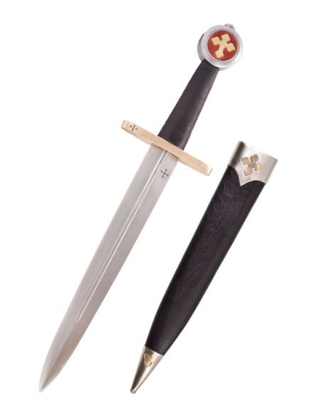 Medieval militia templi dagger with...