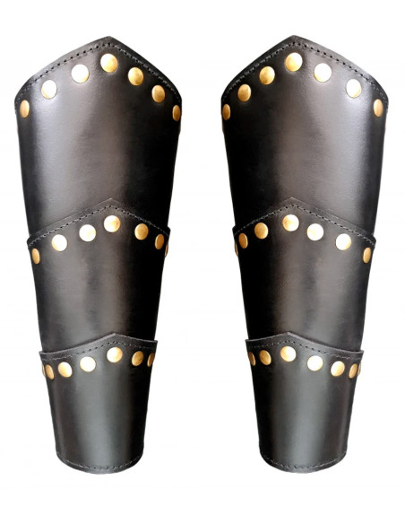 Leather bracelets with rivets Arn...