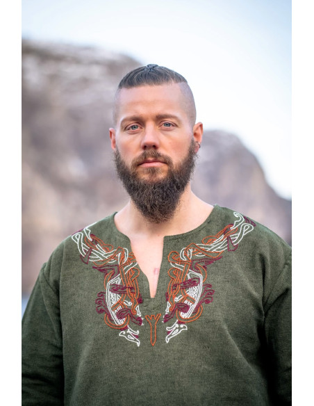 Snorri Viking tunic with Urnes style...