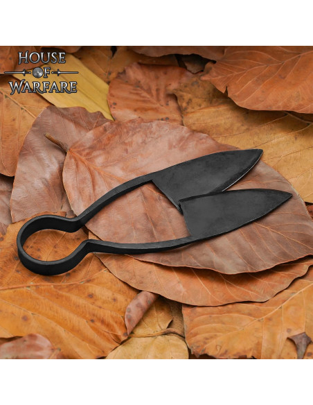 Viking scissors with leather sheath...