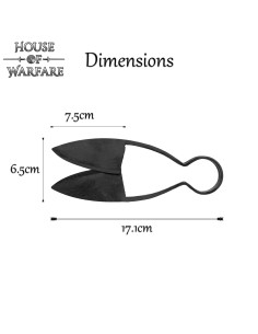 Viking scissors with leather sheath (17.1 cm.) 2