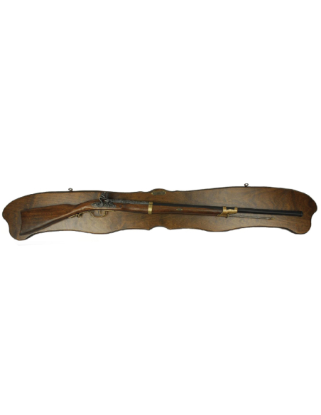 Medieval English long-barreled rifle...