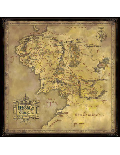 Puzzle Map of Middle Earth from the Lord of the Rings