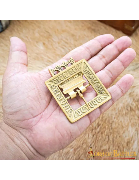 Solid brass buckle from the 15th... Solid brass buckle from the 15th...