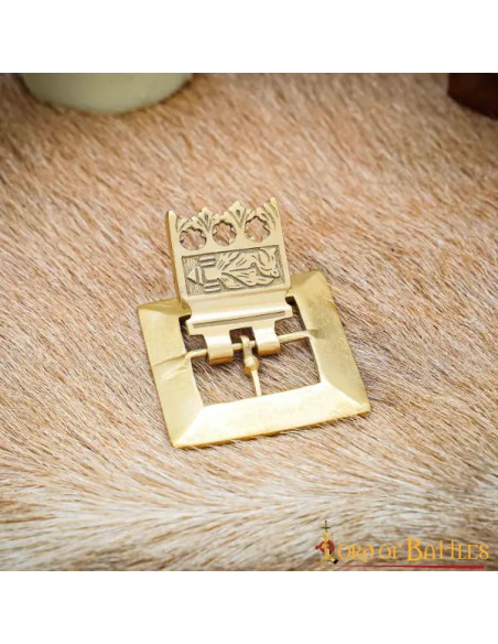 Solid brass buckle from the 15th... Solid brass buckle from the 15th...