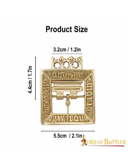 Solid brass buckle from the 15th... Solid brass buckle from the 15th...