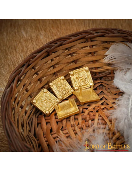 Pack of 5 solid brass medieval Viking...