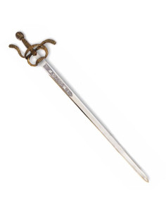 King Felipe II sword, natural size