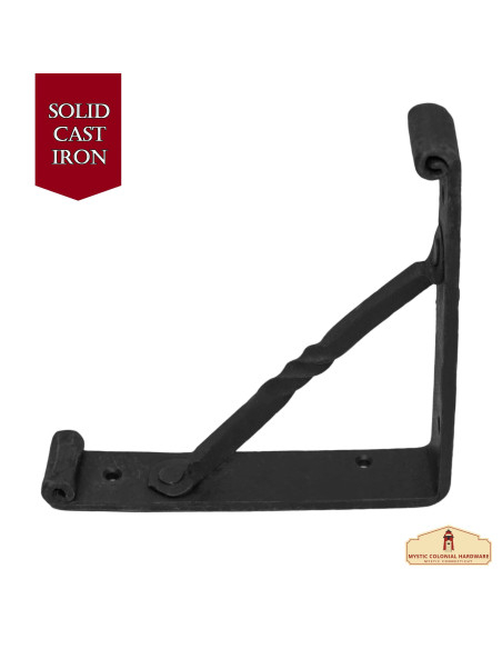 Medieval wrought iron shelf support...