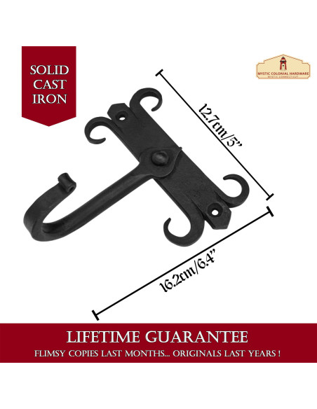 Set of 2 wrought iron wall supports...