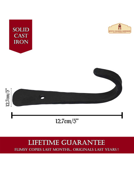 Set of 2 wrought iron wall supports...