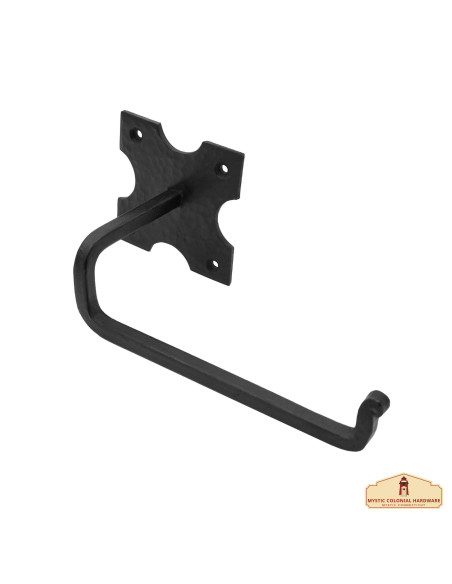Medieval wrought iron toilet paper...