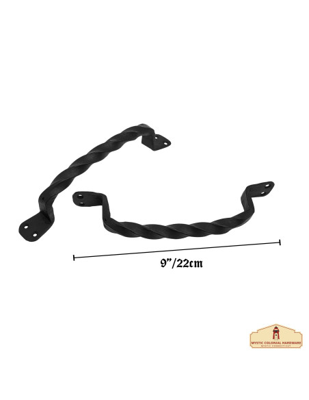 Set of 2 medieval door handles...