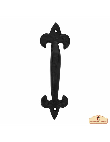Medieval fleur-de-lis door handle...