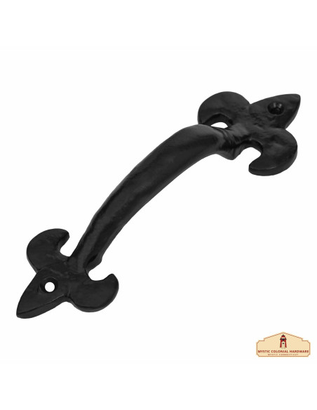 Medieval fleur-de-lis door handle...
