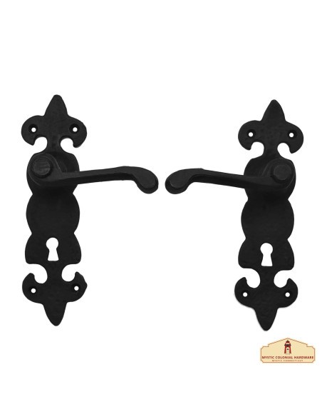 Set of 2 fleur-de-lis handles for...
