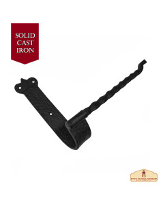 Medieval wrought iron toilet paper roll holder (17.7x24.1... 2