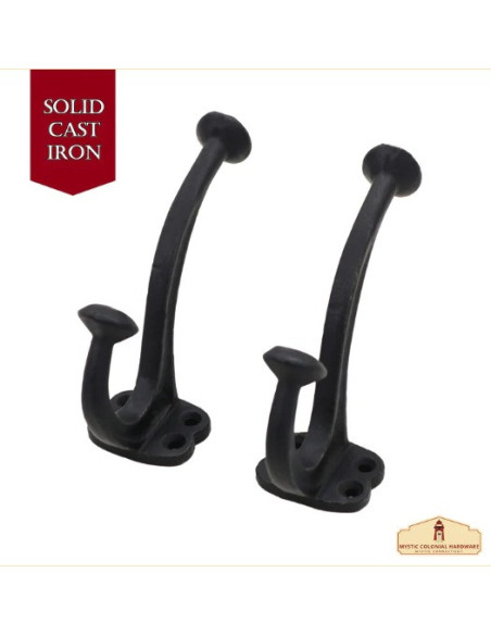 Set of 2 wrought iron wall supports...
