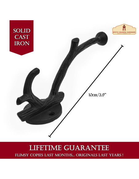 Set of 2 wall supports, branch type,...