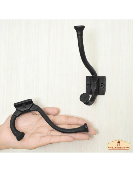 Set of 2 wall supports, hook type,...