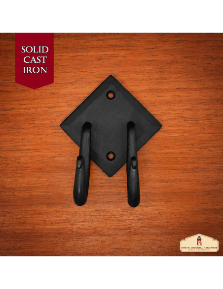 Double spiral wrought iron support...