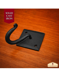 Simple wrought iron spiral support for hanging 2