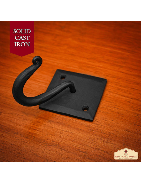 Simple wrought iron spiral support...