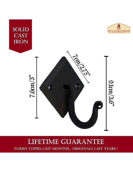 Simple wrought iron spiral support...