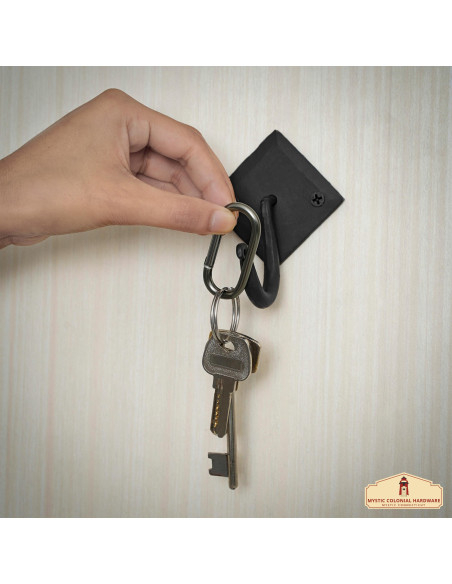 Simple wrought iron spiral support...