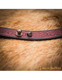 Adjustable Celtic Knots Bracelet - Garnet 2