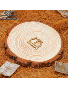 Small medieval brass buckle for belts 2