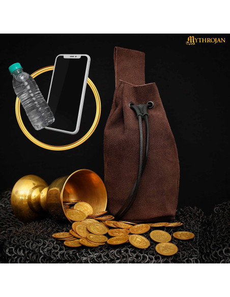 Medieval bag for recreationists - brown