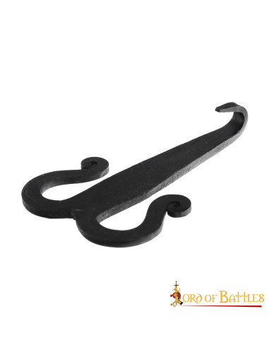 Medieval iron hook buckle for belts
