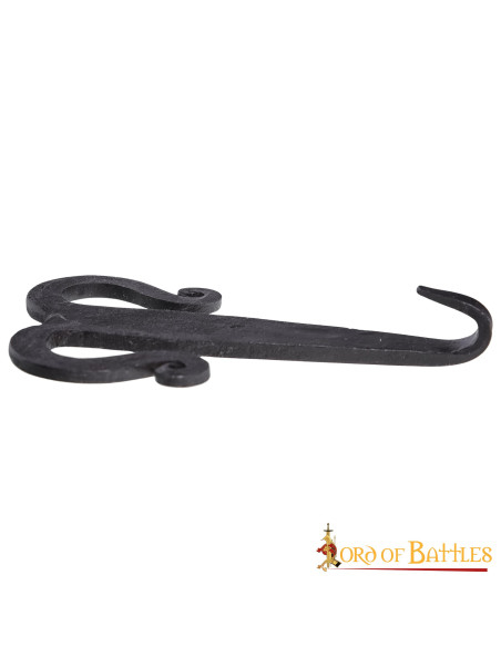 Medieval iron hook buckle for belts
