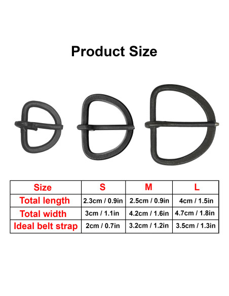 Set of 5 medieval Middle Ages...