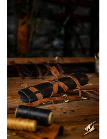 LARP sword baldric, synthetic leather