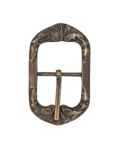 Medieval buckle in antique brass fantasy design, various...