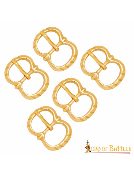 Pack of 5 small medieval brass...
