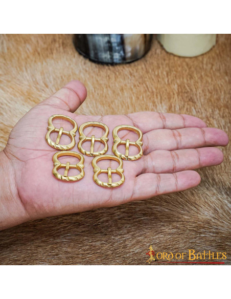 Pack of 5 small medieval brass...