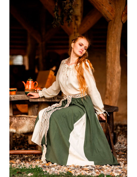 Medieval long-sleeved blouse Edith... Medieval long-sleeved blouse Edith...