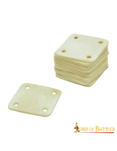 Pack of 6 Viking decorative bone tablets for knitting 2