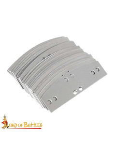 Pack of 100 steel plates for Visby Viking lamellar armor 2